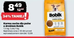 Karma sucha dla psów z drobiem Bobik