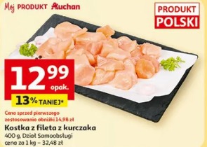 Kostka z fileta z kurczaka Dział Samoobsługi