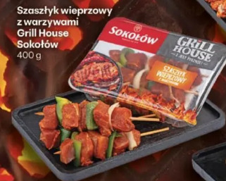 Szaszłyk wieprzowy z warzywami Grill House Sokołów