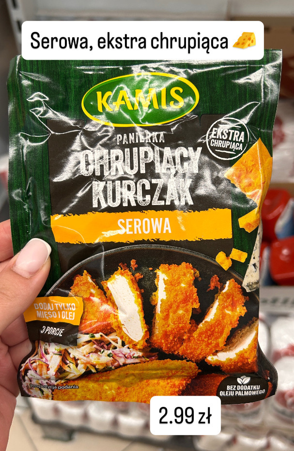 Kamis panierka chrupiący kurczak serowa
