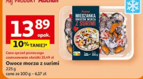 Mieszanka owoców morza z surimi Auchan