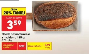 Chleb nowodworski z makiem