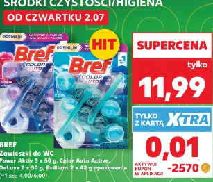Bref Zawieszki do WC Power Aktiv, Color Auto Active, DeLuxe, Brilliant