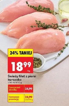Świeży filet z piersi kurczaka