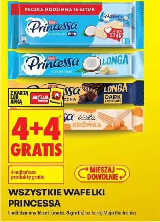 Wszystkie wafelki Princessa