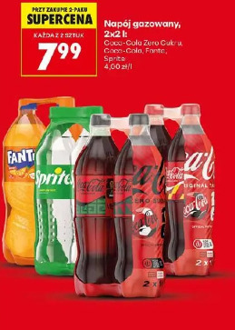 Coca-Cola Zero Cukru, Coca-Cola, Fanta, Sprite napój gazowany