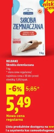Belbake Skrobia ziemniaczana