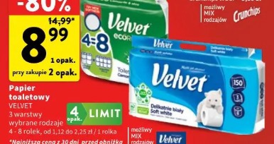 Papier toaletowy Velvet