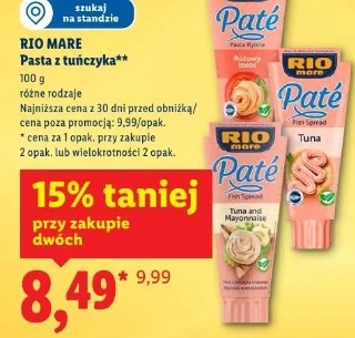 Rio Mare Pasta z tuńczyka