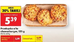 Przekąska a'la cheeseburger