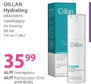 Oillan Hydrating lekki krem nawilżający do twarzy