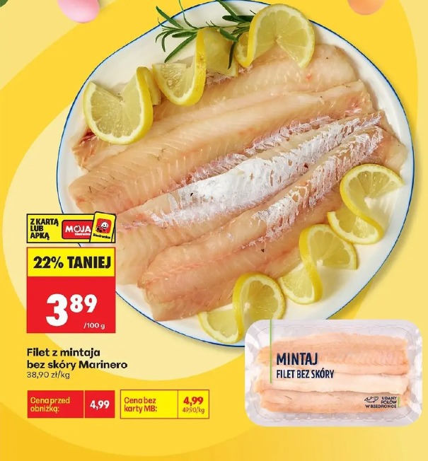 Filet z mintaja bez skóry Marinero