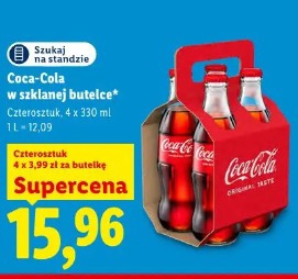 Coca-Cola w szklanej butelce