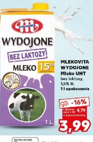 MLEKOVITA WYDOJONE Mleko UHT 1,5% tł.