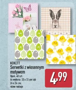 Kokett Serwetki z wiosennym motywem