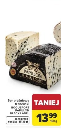 Ser pleśniowy francuski Roquefort Papillon Black Label