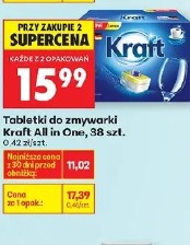 Tabletki do zmywarki Kraft All in One, 38 szt.