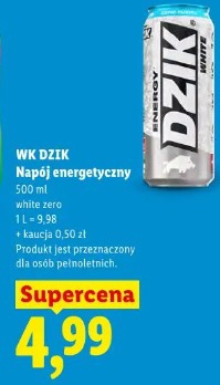 WK DZIK Napój energetyczny white zero