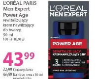 L'Oréal Paris Men Expert Power Age rewitalizujący krem nawilżający do twarzy