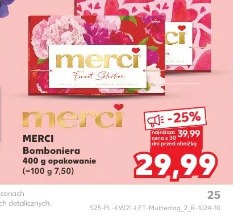 Merci bombonierka