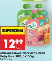 Mus owocowo-warzywny Dada Baby Food BIO
