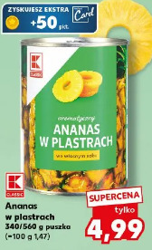 K Classic Ananas w plastrach