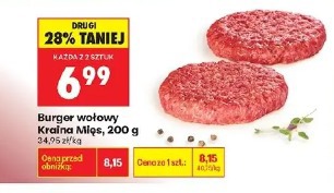 Burger wołowy kraina mięs