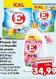 E Proszek, Żel lub Kapsułki do prania różne rodzaje