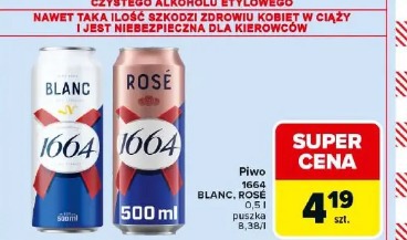 Piwo 1664 Blanc, Rosé