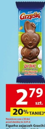 Figurka zajączek Grześki Goplana