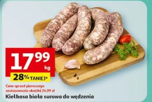 Kiełbasa biała surowa do wędzenia