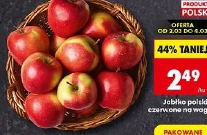 Jabłko polskie czerwone