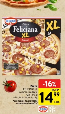 Pizza FELICIANA XL wybrane rodzaje