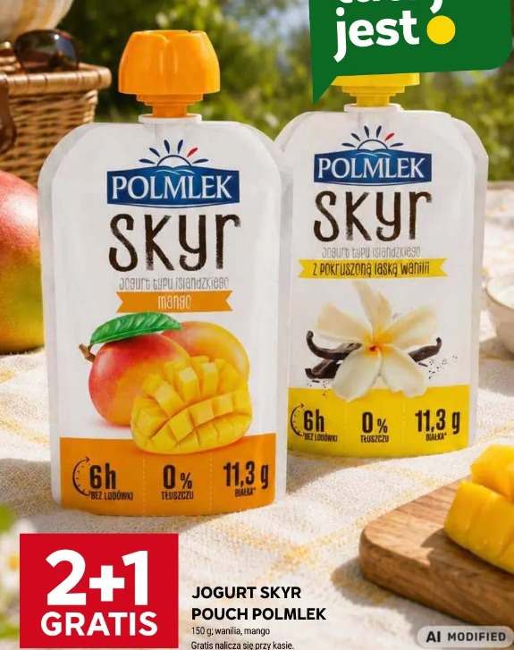 Jogurt Skyr Pouch Polmlek