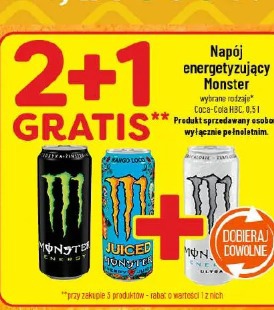 Napój energetyzujący Monster