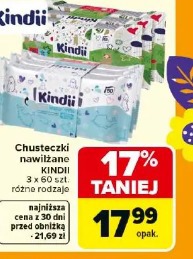 Chusteczki nawilżane Kindii