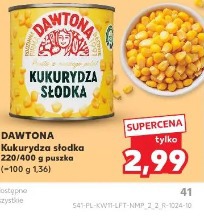Kukurydza słodka Dawtona