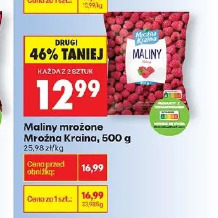 Maliny mrożone Mrożna Kraina