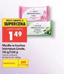 Mydło w kostce kremowe Linda