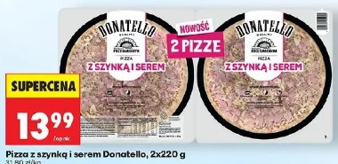Pizza z szynką i serem Donatello