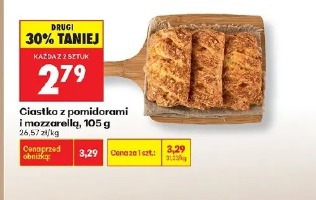 Ciastko z pomidorami i mozzarellą