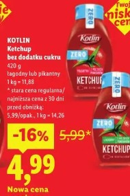 Kotlin Ketchup bez dodatku cukru