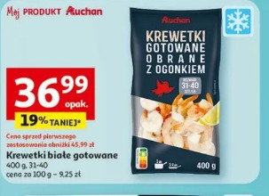 Krewetki białe gotowane