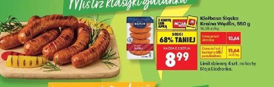 Kiełbasa Śląska Kraina Wędlin