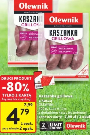 Kaszanka grillowa Olewnik