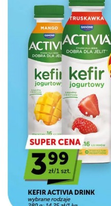 Kefir jogurtowy truskawka Activia
