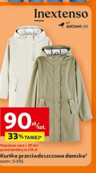 Kurtka przeciwdeszczowa damska Inextenso