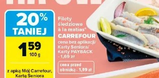 Filety śledziowe a'la matjas CARREFOUR