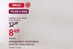 Isana, pielęgnująco-nawilżający krem do ciała