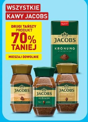 Wszystkie kawy Jacobs drugi tańszy 70% taniej